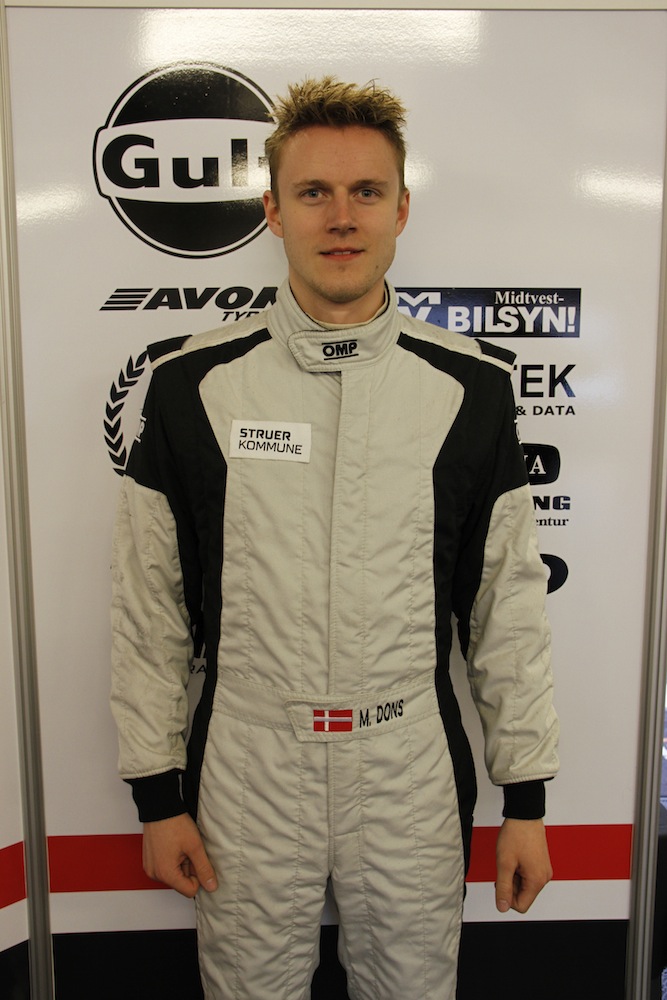 En glad racerkører fra Struer.
(Foto: Racefoto.se)